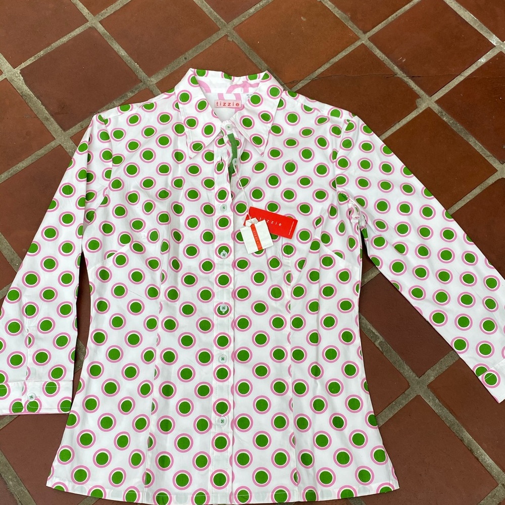 NWT Button Down Shirt by Tizzie